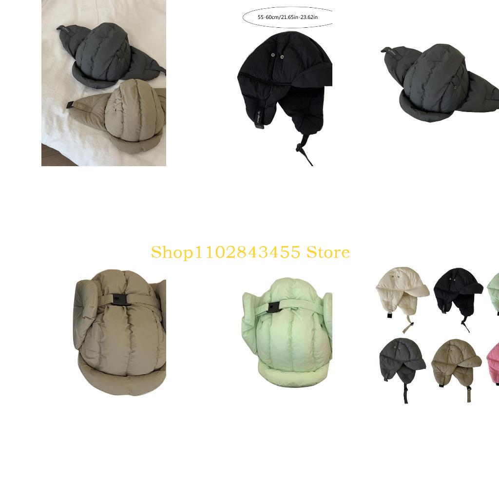 Winter Trapper Hat - 49MC Hooded Hat Earmuffs Hooded Trapper