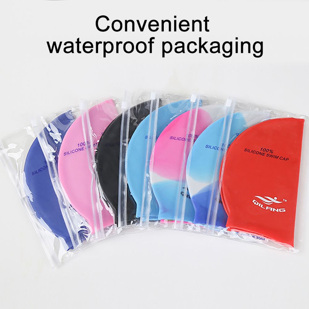 Swim Hat Silicone - Swim Pool High Elastic Colorful Plus