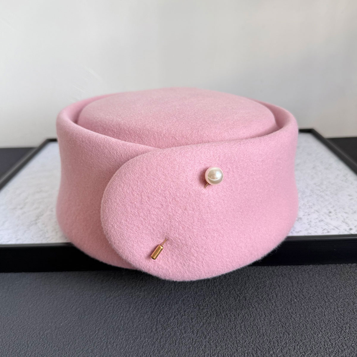 Fall Winter New 100% Pink Blac - огляд і ціна Beret French Wool