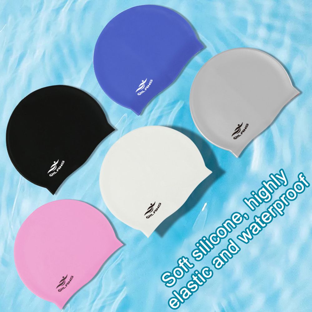 Swim Pool High Elastic Colorfu - огляд і ціна Swim Hat Silicone