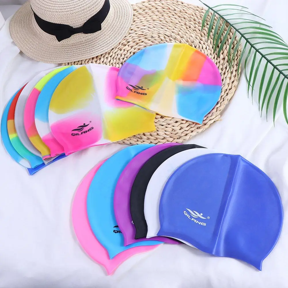 Swim Pool High Elastic Colorfu - огляд і ціна Swim Hat Silicone