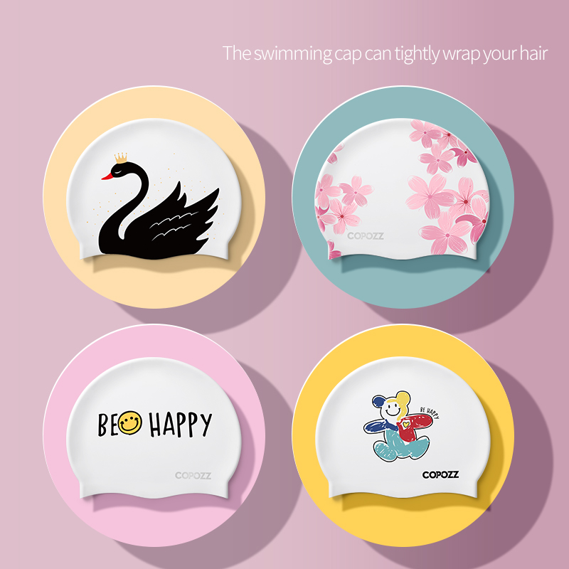 Pattern Adult Swimming Caps Me - огляд і ціна Swim Hat Silicone